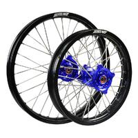 States MX Wheel Set [Sml] - Husq. TC85 - 17" Front/14" Rear - Black/Blue