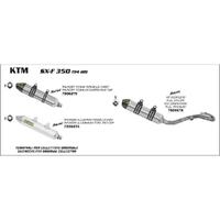 Arrow MX Comp. Full-System (Ti. w/ Ti. Muf)- KTM SX-F 350 ('11-12)