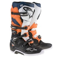 Alpinestars Tech 7 Boots - Black/Orange/White/Navy