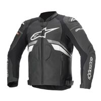 Alpinestars GP Plus R V3 Airflow Leather Jacket - Black/Dark Grey