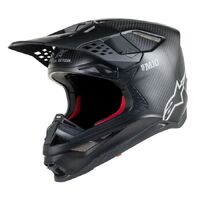 Alpinestars Supertech SM10 Carbon Helmet - Matt Black Carbon