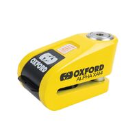 Oxford Alpha XA14 Alarm Disc Lock Yellow/Black