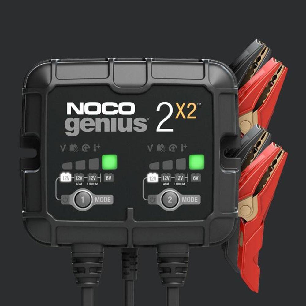 Noco Genius 2X2 : Bank Charger - 6/12V 2A X 2 - NOCO