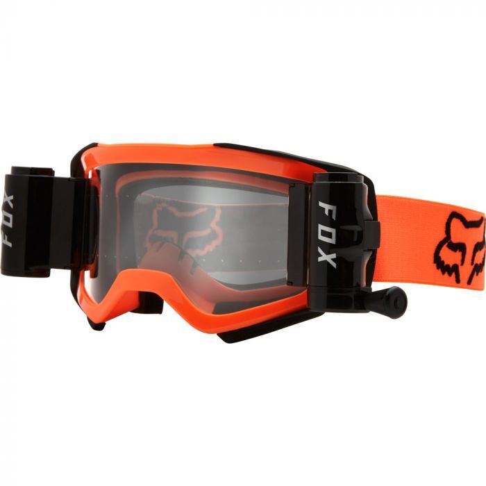 Fox 2021 Motorcycle Airspace Stray Roll Off Goggles Fluro Orange