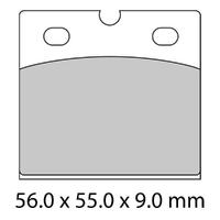 Ferodo FDB108CPRO Disc Pad Set (2 pc) - Ceramic Carb. - Non-Sint. (Race/Track)
