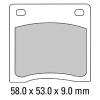 Ferodo FDB151P Disc Pad Set (2 pc) - Platinum Carbon Grip - Non-Sint.