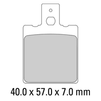Ferodo Brake Pads - Fdb207Ef (Pk = 2 Pads) [Bq 10]