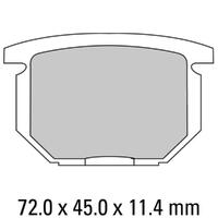 Ferodo FDB217P Disc Pad Set (2 pc) - Platinum Carbon Grip - Non-Sint.