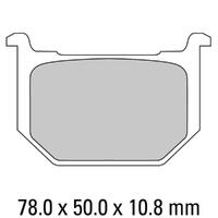 Ferodo FDB218P Disc Pad Set (2 pc) - Platinum Carbon Grip - Non-Sint.