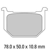 FERODO Disc Pad Set - FDB218 P Platinum Non Sintered Compound