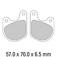 Ferodo FDB333P Disc Pad Set (2 pc) - Platinum Carbon Grip - Non-Sint.