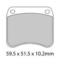Ferodo FDB342CP1 Disc Pad Set (2 pc) - Ceramic Carb. - Non-Sint. (Race/Track)