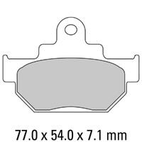Ferodo FDB404P Disc Pad Set (2 pc) - Platinum Carbon Grip - Non-Sint.