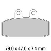 Ferodo FDB438EF Disc Pad Set (2 pc) - ECO Friction Carbon Grip - Non-Sint.