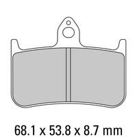 FERODO Disc Pad Set - FDB533 ST Sinter Grip Sintered Compound - Road