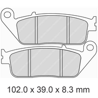 FERODO Disc Pad Set - FDB570 EF Eco Friction Non Sintered Compound