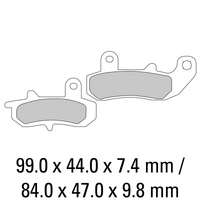 FERODO Disc Pad Set - FDB607 P Platinum Non Sintered Compound
