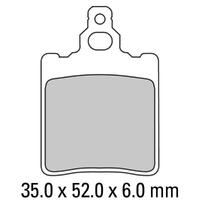 Ferodo FDB694AG Disc Pad Set (2 pc) - Argento Carbon Grip - Non-Sint.