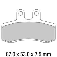 Ferodo FDB782P Disc Pad Set (2 pc) - Platinum Carbon Grip - Non-Sint.