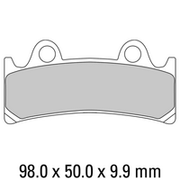 FERODO Disc Pad Set - FDB864 P Platinum Non Sintered Compound