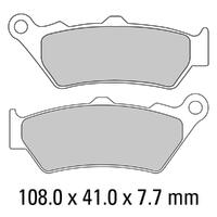 Ferodo FDB2006EF Disc Pad Set (2 pc) - ECO Friction Carbon Grip - Non-Sint.