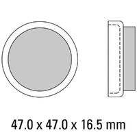 Ferodo FDB2014SG Disc Pad Set (2 pc) - Sinter Grip SG - Sintered
