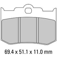 Ferodo FDB2041P Disc Pad Set (2 pc) - Platinum Carbon Grip - Non-Sint.