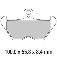 Ferodo FDB2050P Disc Pad Set (2 pc) - Platinum Carbon Grip - Non-Sint.
