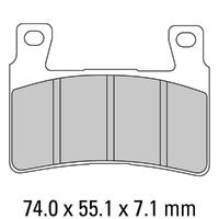 Ferodo FDB2114XRAC Disc Pad Set (2 pc) - Sinter XR Array Cooling - Sintered