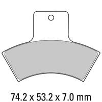 Ferodo FDB2121SG Disc Pad Set (2 pc) - Sinter Grip SG - Sintered