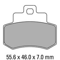 Ferodo FDB2140AG Disc Pad Set (2 pc) - Argento Carbon Grip - Non-Sint.