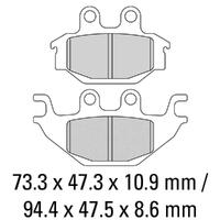 Ferodo FDB2184P Disc Pad Set (2 pc) - Platinum Carbon Grip - Non-Sint.