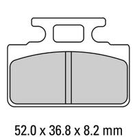 Ferodo FDB2192AG Disc Pad Set (2 pc) - Argento Carbon Grip - Non-Sint.