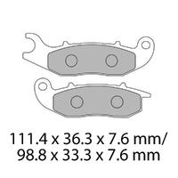 Ferodo FDB2242P Disc Pad Set (2 pc) - Platinum Carbon Grip - Non-Sint.