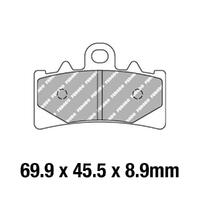 Ferodo FDB2266EF Disc Pad Set (2 pc) - ECO Friction Carbon Grip - Non-Sint.