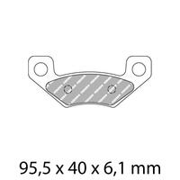 Ferodo FDB2272SG Disc Pad Set (2 pc) - Sinter Grip SG - Sintered