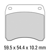 FERODO Disc Pad Set - FRP213 P Platinum Non Sintered Compound