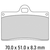 FERODO Disc Pad Set - FRP408 P Platinum Non Sintered Compound
