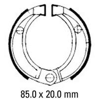 Ferodo Brake Shoe Set - FSB756