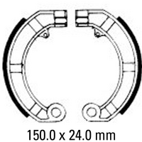 Ferodo Brake Shoe Set (Eco-Friction) - FSB874