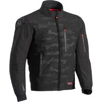 Ixon Soho Textile Jacket - Black/Camo