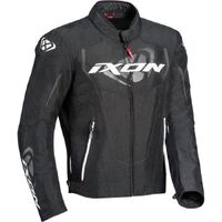Ixon Cobra Motorcycle Textile Jacket - Black/White