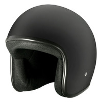 M2R 225 Helmet Flat Black No Peak