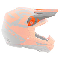 6D 'ATR-1' Replacement Peak - "Switch" Orange Grey