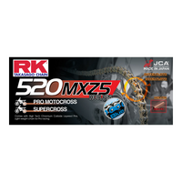 RK Chain 520MXZ4 - 120 Links - Blue