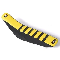 Factory Effex RS1 Seat Cover - Suzuki RMZ450 2008-15 Black/Yellow