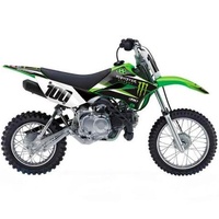 Factory Effex Graphics - Pit Bike Kits Monster Sticker Kit Kawasaki Klx110 2002-09