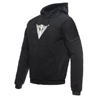 Dainese "Daemon-X" Safety Full-Zip Hoodie - Black/White