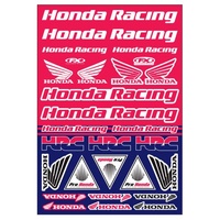 Factory Effex Oem Sticker Sheet Honda Racing