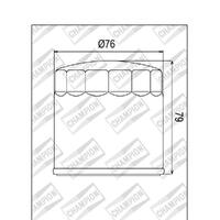 Champion Oil Filter Element - COF063